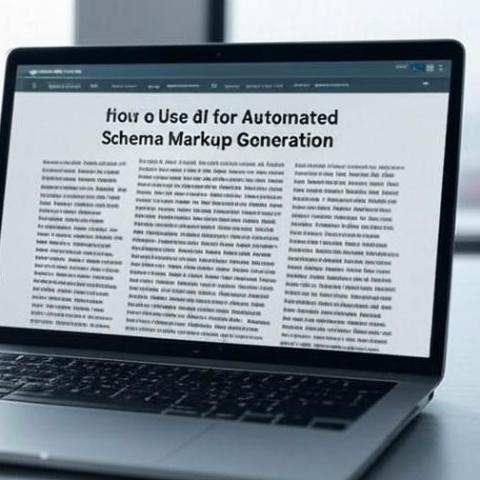How to Use AI for Automated Schema Markup Generation