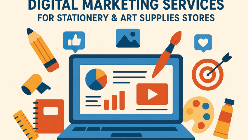 Digital Marketing Services for Stationery & Art Supplies Stores