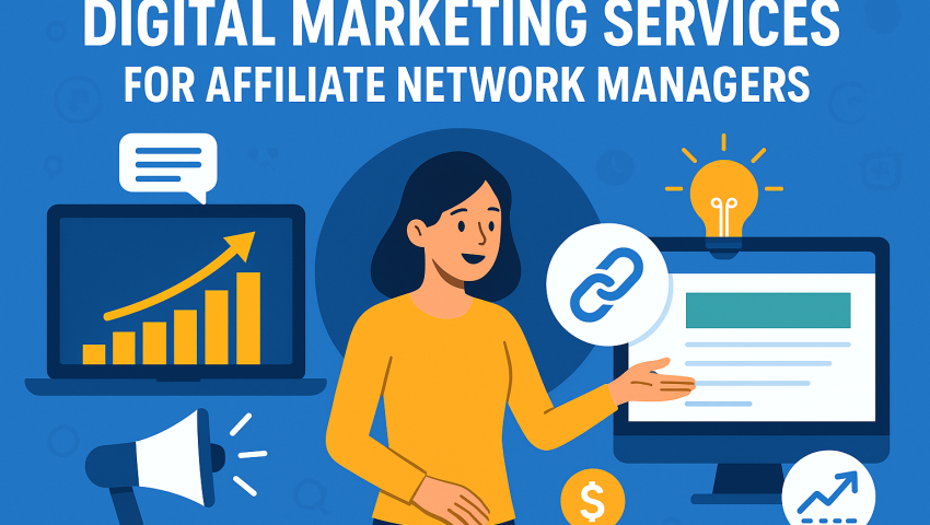 Digital Marketing Services for Affiliate Network Managers