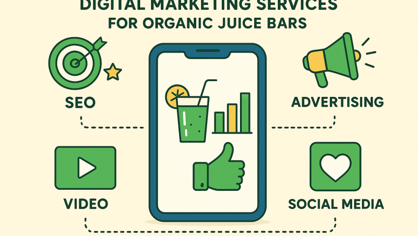 Digital Marketing Services for Organic Juice Bars