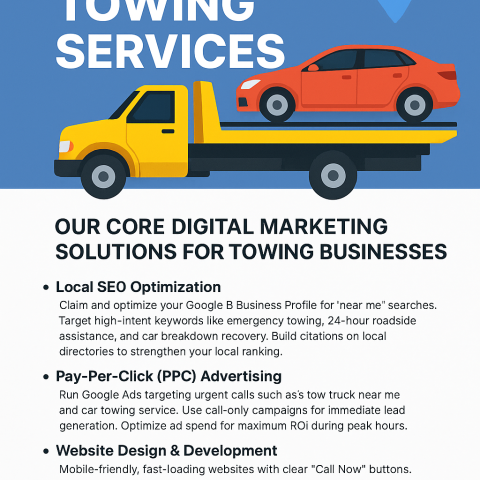 Digital Marketing Services for Towing Services