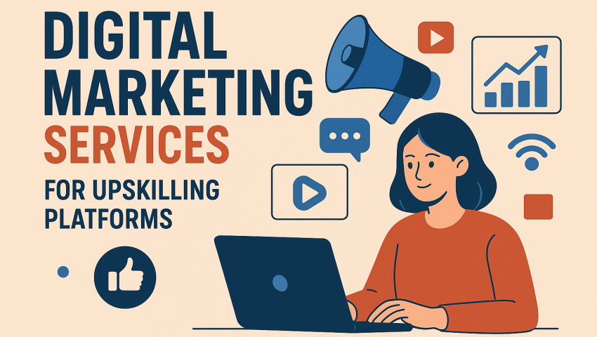 Digital Marketing Services for Upskilling Platforms